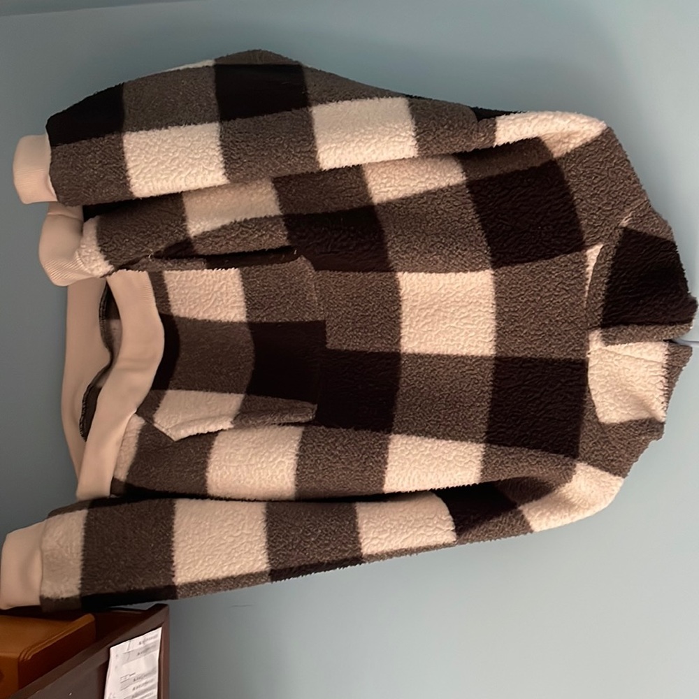 American eagle flannel sweatshirt